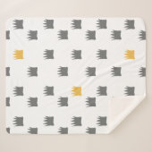 Waar de wilde dingen kroonpatroon zijn sherpa deken (Voorkant (horizontaal))