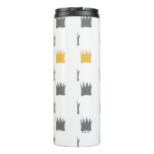 Waar de wilde dingen kroonpatroon zijn thermosbeker (Achterkant)