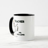 Waar de wilde dingen leraar zijn mok (Voorkant links)