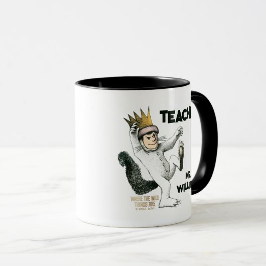 Waar de wilde dingen leraar zijn mok (Voorkant rechts)