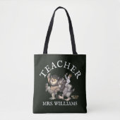 Waar de wilde dingen leraar zijn tote bag (Voorkant)