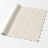 Waar de Wilde Dingen Quote Patroon Cadeaupapier (Uitgerold)