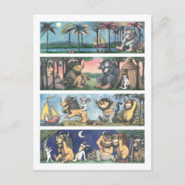 Waar de wilde dingen scènes zijn briefkaart