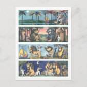 Waar de wilde dingen scènes zijn briefkaart (Voorkant)