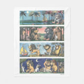 Waar de wilde dingen scènes zijn fleece deken (Voorkant)