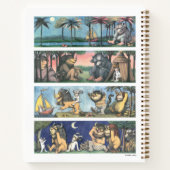 Waar de wilde dingen scènes zijn notitieboek (Achterkant)