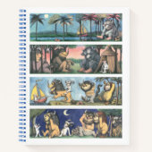 Waar de wilde dingen scènes zijn notitieboek (Voorkant)