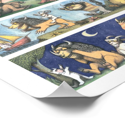 Waar de wilde dingen scènes zijn poster (Hoek)