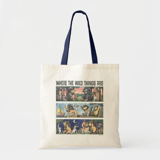 Waar de wilde dingen scènes zijn tote bag (Voorkant)