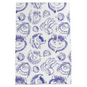 Waar de Wilde Dingen Schets Patroon zijn Medium Cadeauzakje (Achterkant)