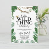 Waar de wilde dingen uniek Baby shower zijn Kaart (Staand voorkant)
