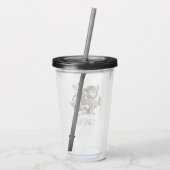 Waar de Wilde Dingen | Voeg je naam toe Acryl Drinkbeker (Achterkant)