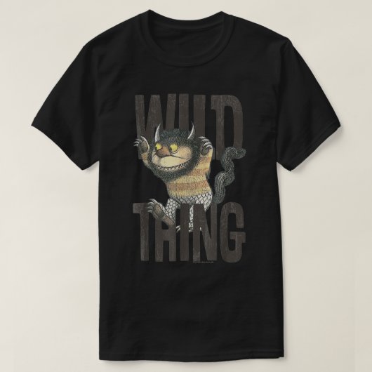 Waar de wilde dingen wild zijn t-shirt (Design voorkant)