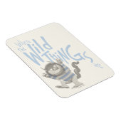 Waar de wilde dingen worden genoteerd - blauw magneet (Rechterzijde)