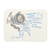 Waar de wilde dingen worden genoteerd - blauw magneet (Horizontaal)