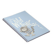 Waar de wilde dingen worden genoteerd - blauw notitieboek (Rechterzijde)