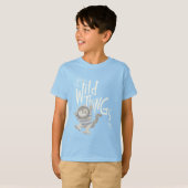 Waar de wilde dingen worden genoteerd - blauw t-shirt (Voorkant volledig)