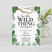 Waar de wilde dingen zijn 1e verjaardag kaart (Staand voorkant)