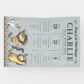 Waar de wilde dingen zijn - 1e verjaardag mijlpaal spandoek (Horizontaal)