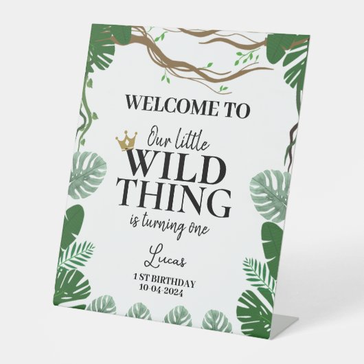 Waar de wilde dingen zijn 1e verjaardag reclamebord met voetstuk (Voorkant)