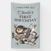 Waar de Wilde Dingen Zijn 1e Verjaardag Spandoek (Verticaal)