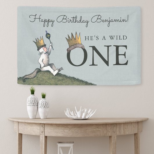 Waar de Wilde Dingen Zijn 1e Verjaardag Spandoek