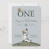 Waar de Wilde Dingen Zijn 1e verjaardagsuitnodigin Kaart (Voorkant)