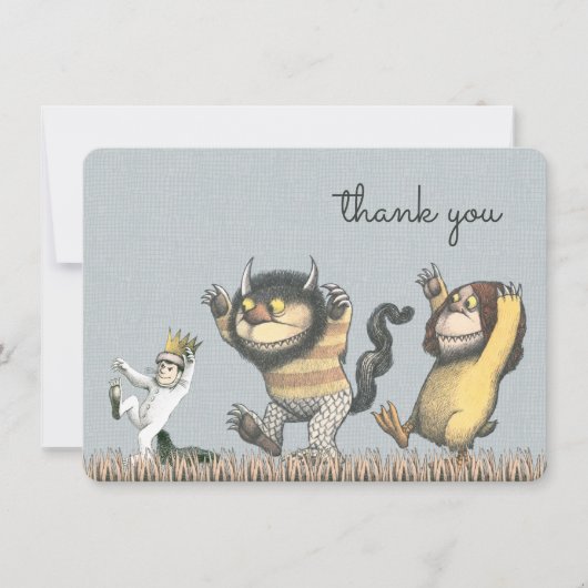 Waar de Wilde Dingen Zijn Baby Shower Bedankt (Voorkant)