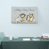 Waar de Wilde Dingen Zijn Baby Shower Slagbanner Spandoek (Beurs)