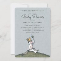 Waar de Wilde Dingen Zijn Baby Shower Uitnodiging