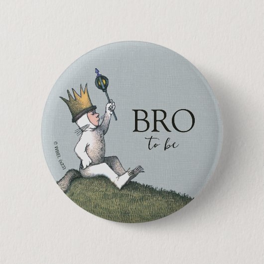 Waar de Wilde Dingen Zijn | Broer Wordt Ronde Button 5,7 Cm (Voorkant)