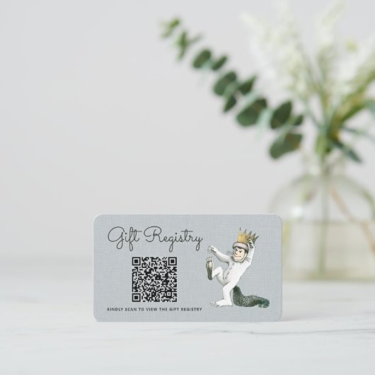 Waar de Wilde Dingen Zijn - Cadeauregister Informatiekaartje (Staand voorkant)