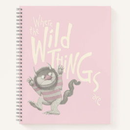Waar de Wilde Dingen Zijn Citaat - Roze Notitieboek