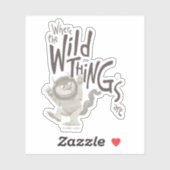 Waar de Wilde Dingen Zijn citaat Sticker (Vel)