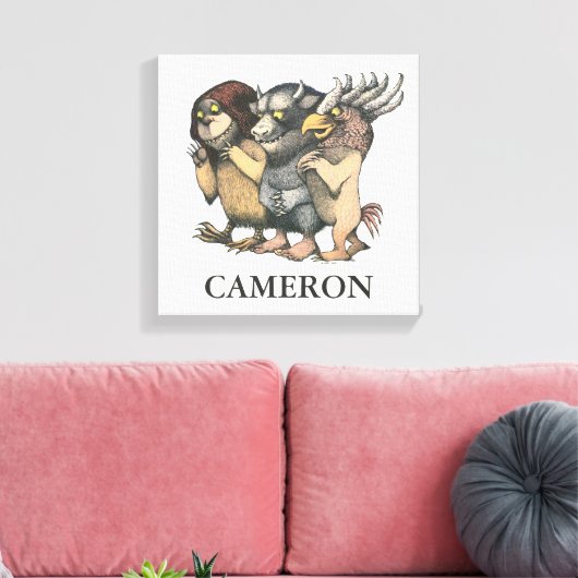 Waar de wilde dingen zijn | Creaters Canvas Afdruk (Insitu (Woonkamer))