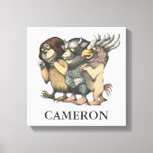 Waar de wilde dingen zijn | Creaters Canvas Afdruk (Voorkant)