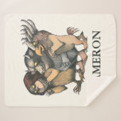 Waar de wilde dingen zijn | Creaters Sherpa Deken (Voorkant (horizontaal))