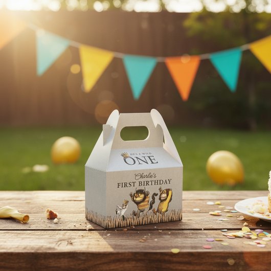 Waar de wilde dingen zijn eerste verjaardag bedankdoosjes