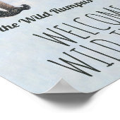 Waar de wilde dingen zijn - geboorte welkom poster (Hoek)