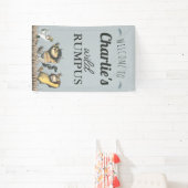 Waar de wilde dingen zijn - geboorte welkom spandoek (Insitu)