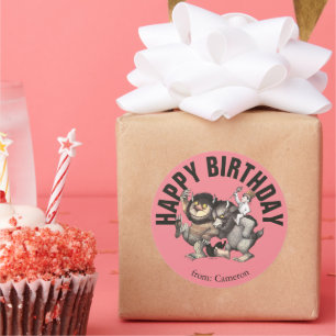 Waar de Wilde Dingen Zijn   Gefeliciteerd met je v Ronde Sticker