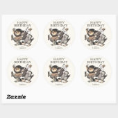 Waar de wilde dingen zijn | Gefeliciteerd Ronde Sticker (Vel)