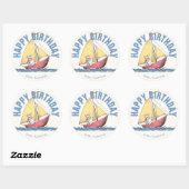 Waar de Wilde Dingen Zijn | Gefeliciteerd Ronde Sticker (Vel)