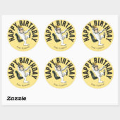 Waar de wilde dingen zijn | Gefeliciteerd Ronde Sticker (Vel)