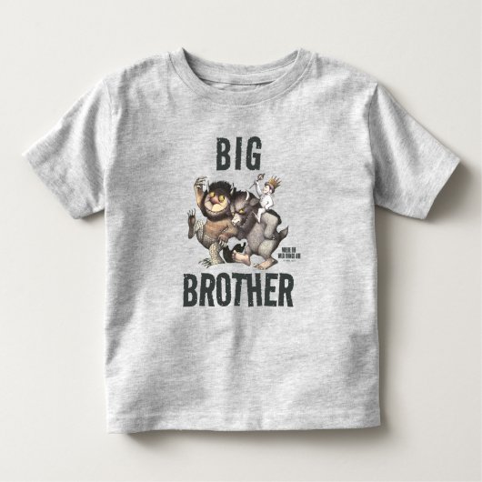 Waar de wilde dingen zijn | Grote Broer Kinder Shirts (Voorkant)