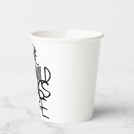 Waar de wilde dingen zijn | Handgeschreven Papieren Bekers (Links)