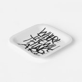 Waar de wilde dingen zijn | Handgeschreven Papieren Bordje (Gebogen)