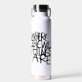 Waar de wilde dingen zijn | Handgeschreven Waterfles (Voorkant)