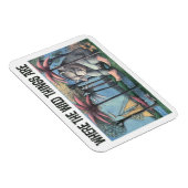 Waar de wilde dingen zijn | Hoesje boeken Magneet (Rechterzijde)