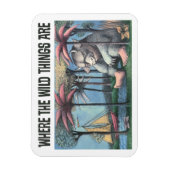 Waar de wilde dingen zijn | Hoesje boeken Magneet (Verticaal)